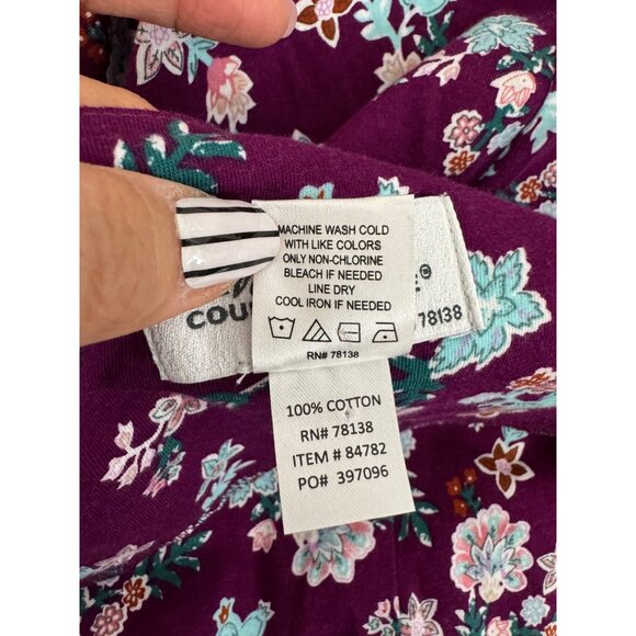 The Vermont Country store‎ floral 3/4 sleeve jersey knit dress sz 2X - Picture 8 of 8